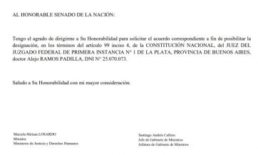 Ramos Padilla, el elegido de Alberto para el Juzgado Federal electoral en Provincia