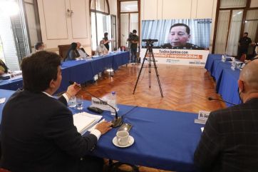 Espinoza anunció la inversión de 1500 millones de pesos en el Plan Integral de Seguridad