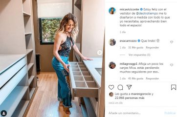 Mica Viciconte fue criticada en sus redes por sus excesivos canjes