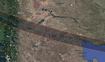 Río Negro y Neuquén palpitan los minutos para el eclipse solar