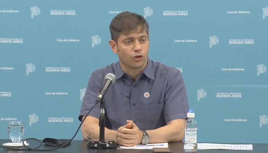 Con el inicio de la vacunación, Kicillof decretó