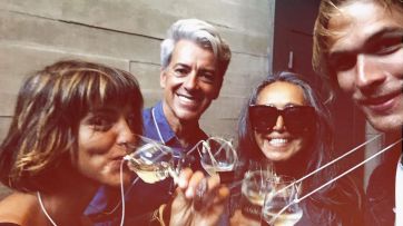 Calu Rivero se prepara para el 2021 con su novio y su padre en Punta del Este