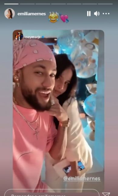 Emilia Mernes y Neymar hicieron un video juntos y aumentaron las sospechas de amor