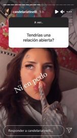 Cande Tinelli respondió las preguntas de sus seguidores y sorprendió con sus declaraciones