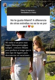 Wanda Nara se autodenominó “hippie” y explotaron de memes las redes