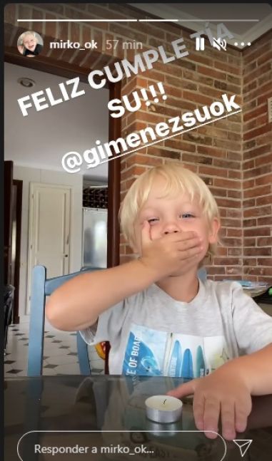 Mirko le dedicó un tierno mensaje de cumpleaños a su madrina Susana Giménez