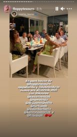 Floppy Tesouro organizó una reunión con amigos y fue duramente cuestionada por sus seguidores