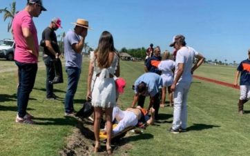 Fernando Burlando permaneció internado tras su caída de un caballo