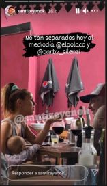 Barby Silenzi habló luego del reencuentro con el Polaco
