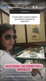 Barby Franco contó cómo vivió la operación de Burlando y habló sobre su relación