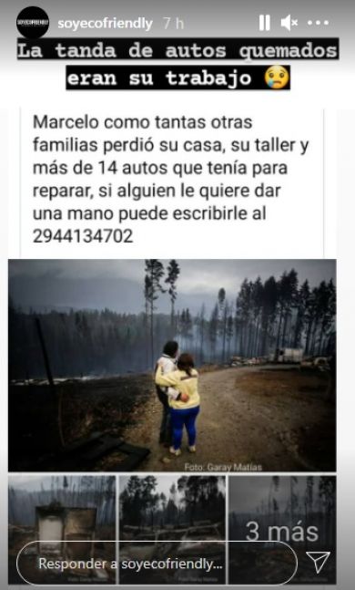 Piden asistencia para las familias que perdieron todo en la Comarca Andina