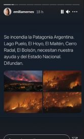 Famosos se sumaron a las campañas solidarias para la Patagonia