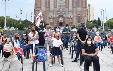 De cara a la interna radical, Abad cerró su campaña: 