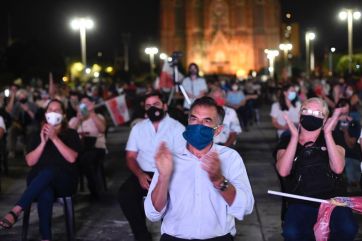 De cara a la interna radical, Abad cerró su campaña: 