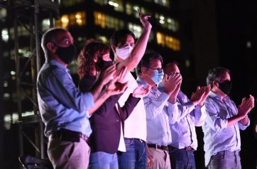 De cara a la interna radical, Abad cerró su campaña: 