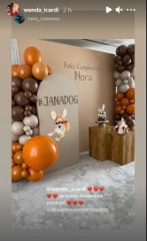 Wanda Nara sorprendió a su mamá en el día de su cumpleaños