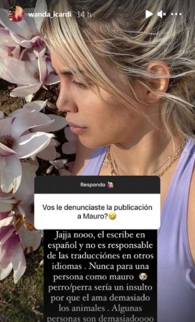 Wanda Nara habló sobre la publicación que Instagram le censuró a Icardi