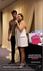 Pampita celebró el baby shower y sorprendió a sus invitados