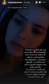 La China Suárez  habló de su salud y afirmó: 