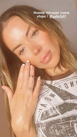 El picante posteo en el que Karina Jelinek mostró su nuevo tatuaje