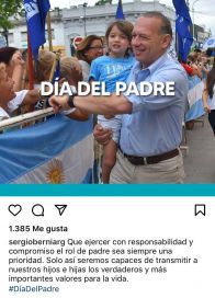 El mensaje de los políticos por el día del padre