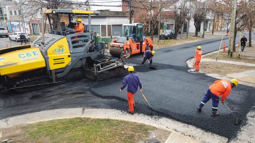 Plan de obras: Vicente López renueva sus calles
