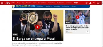 Las tapas del mundo reflejan el triunfo de Argentina
