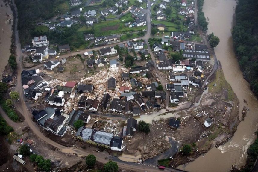 Confirman 1.300 personas desaparecidas tras las fuertes inundaciones en Alemania