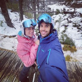 Nicole Neumann dio detalles de su viaje a la nieve con su novio e hijas