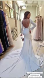 La emoción de Nazarena Vélez al ver a su hija con un vestido de novia