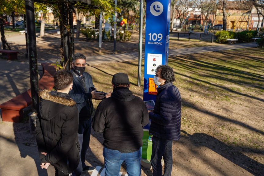 Vicente López suma quince nuevos Puntos Seguros para emergencias