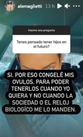 Alejandra Maglietti habló sobre su deseo de ser madre