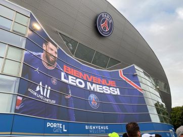 Lionel Messi tras su presentación en el PSG: 