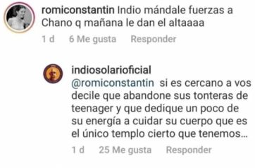 El contundente mensaje que el Indio Solari le envió a Chano