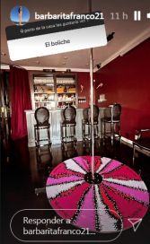 Barby Franco mostró los lugares  exclusivos de su casa