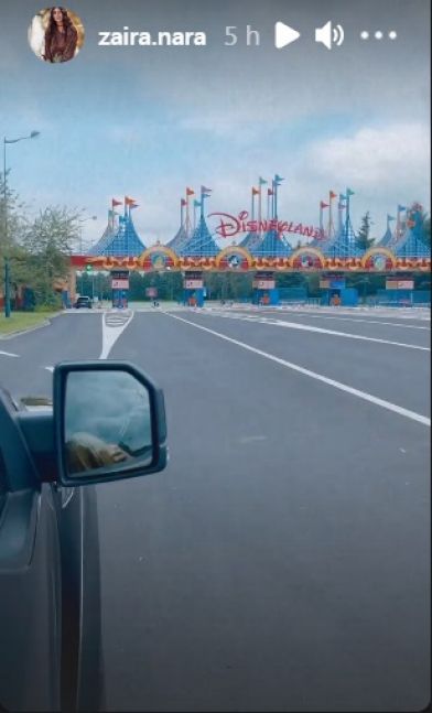 Las imágenes de Wanda y Zaira Nara de paseo en Disney