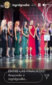 Ingrid Grudke entre las finalistas del concurso mundial de Fitmodel