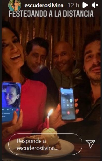 Silvina Escudero inició los festejos de su cumpleaños bien acompañada