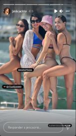 Desde la playa, Jésica Cirio le dio la bienvenida al calor con una foto de espaldas