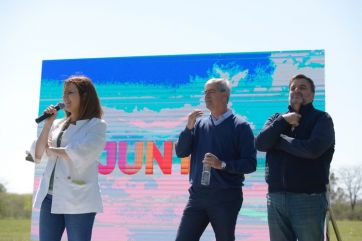 Con Garro y Abad, Juntos presentó la lista unificada de candidatos en La Plata
