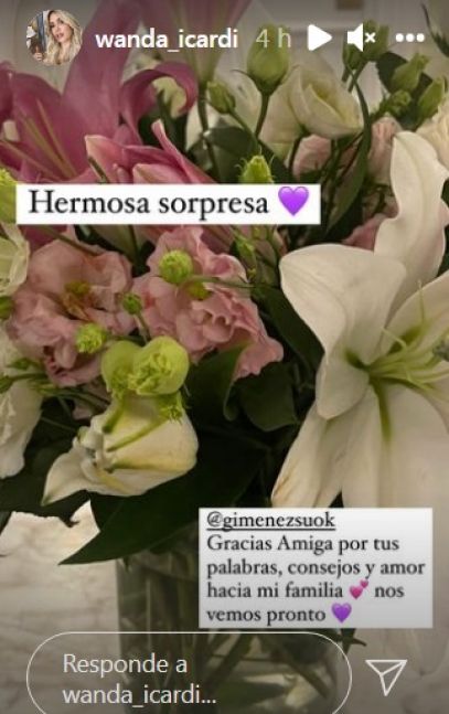 Susana Giménez sorprendió a Wanda Nara y le mandó un regalo especial a París