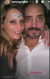 Rocío Marengo acaramelada con Eduardo Fort en el cumple de una famosa