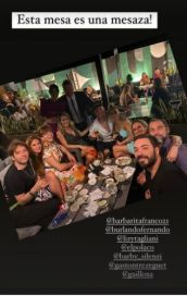 Rocío Marengo acaramelada con Eduardo Fort en el cumple de una famosa