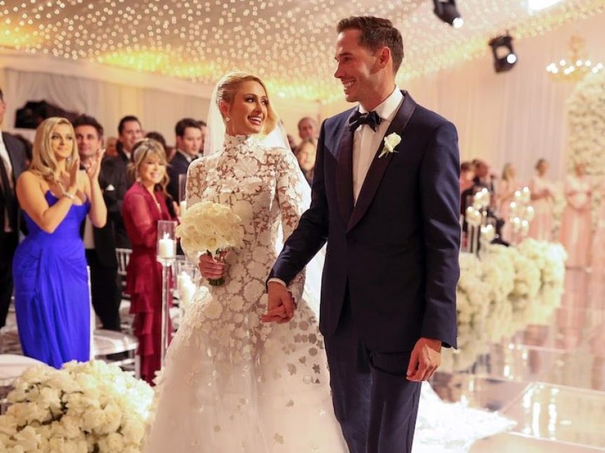 Los detalles de la lujosa boda de Paris Hilton y Carter Reum