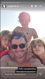 El inesperado gesto de Pampita con Benjamín Vicuña en el día de su cumpleaños