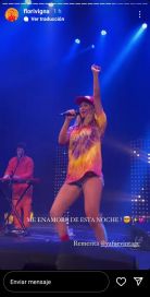 La emoción de Flor Vigna en su segundo show