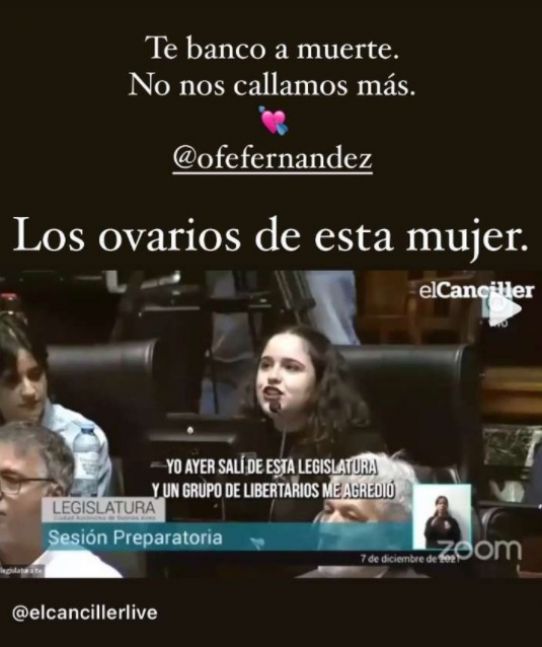 La China Suárez bancó a Ofelia Fernández y aclaró: No soy K