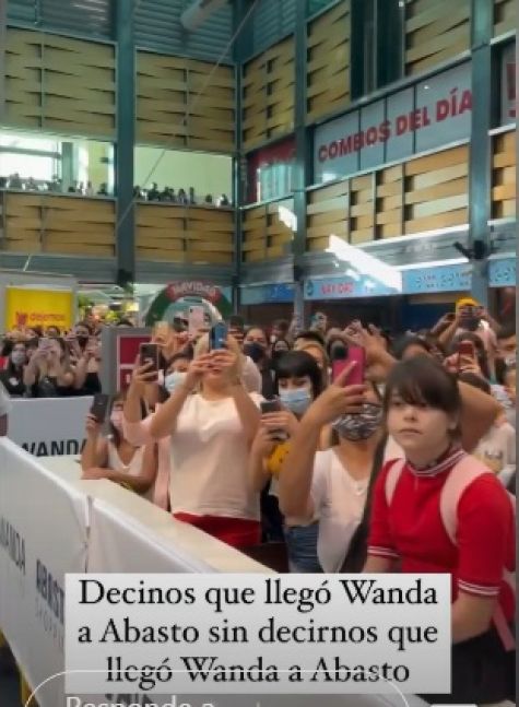 Wanda Nara inauguró su primer local de cosméticos en Buenos Aires y fue furor