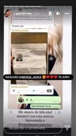 El gesto de Wanda Nara con la joven que le pidió trabajo en la apertura de su local