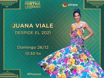 Los invitados de Juana Viale para el último programa del año